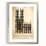 Textured abstract art print in silver frame, featuring geometric shapes in muted tones, ideal for bedroom wall decor.