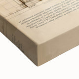 Large art depicting a black and white architectural landscape on stretched canvas, suitable for bedroom wall decor.