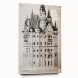 Neuschwanstein Castle Architectural Wall Art
