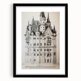 Neuschwanstein Castle Architectural Wall Art