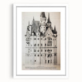 Neuschwanstein Castle Architectural Wall Art