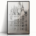 Neuschwanstein Castle Architectural Wall Art