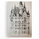 Neuschwanstein Castle Architectural Wall Art