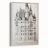 Neuschwanstein Castle Architectural Wall Art