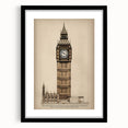 Big Ben Architectural Wall Art
