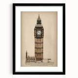 Big Ben Architectural Wall Art