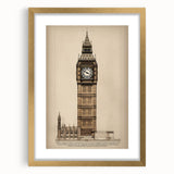 Big Ben Architectural Wall Art
