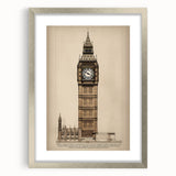 Big Ben Architectural Wall Art