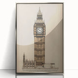 Big Ben Architectural Wall Art