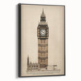 Big Ben Architectural Wall Art
