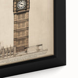 Big Ben Architectural Wall Art