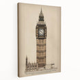 Big Ben Architectural Wall Art