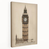 Big Ben Architectural Wall Art