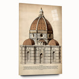 Vintage Architectural Wall Art – Duomo Florence Print