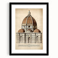 Vintage Architectural Wall Art – Duomo Florence Print