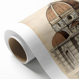 Vintage Architectural Wall Art – Duomo Florence Print