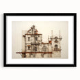 "Vintage Architectural Art - Classic Building Illustration Print"