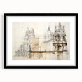 Vintage Architectural Wall Art - Historic Building Illustrations