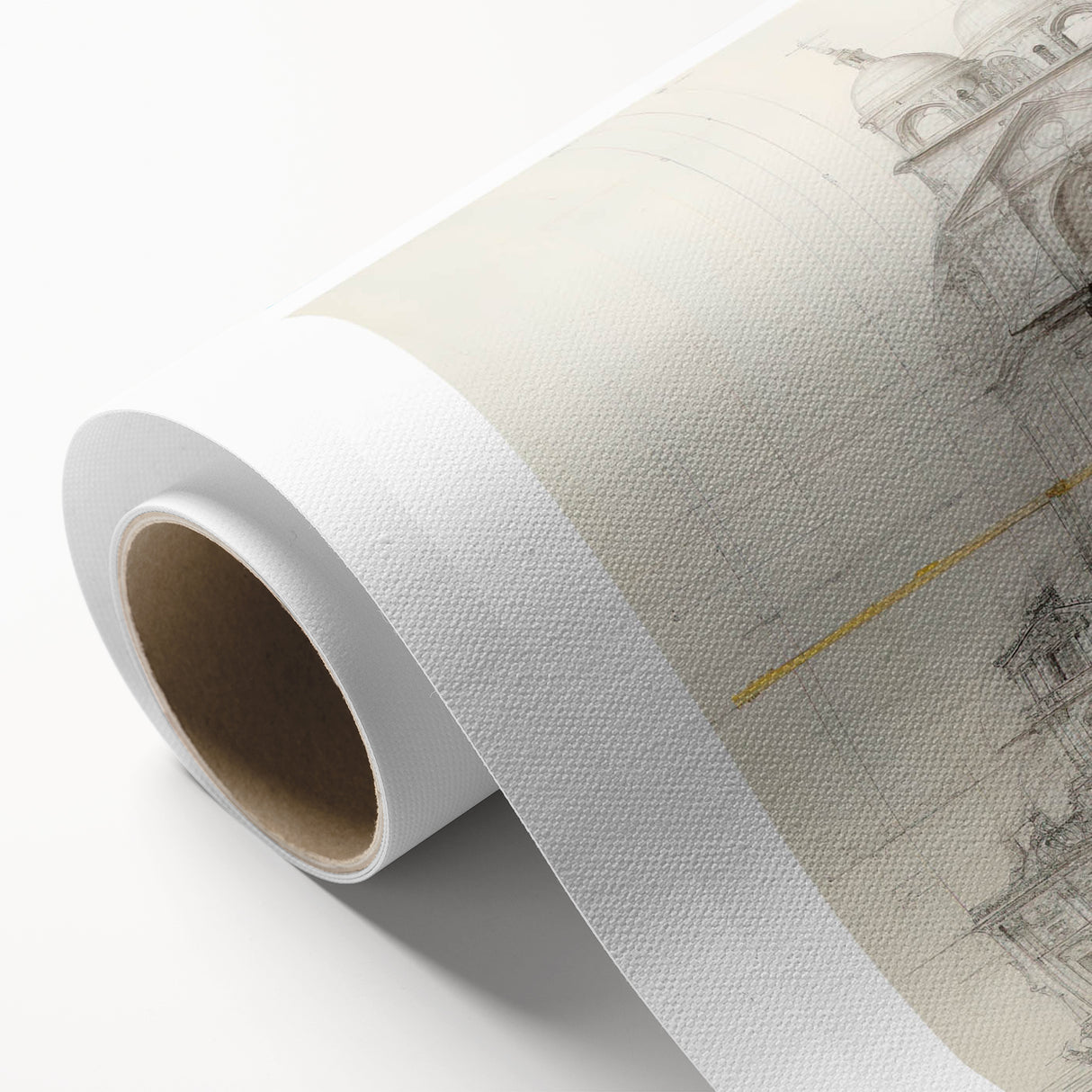 Vintage Architectural Wall Art - Historic Building Illustrations