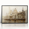 Vintage Architectural Art – Historic Building Illustration Print