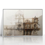 Historic Building Illustration – Vintage Architecture Print