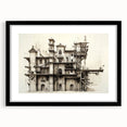 Vintage Architecture Print - Historic Building Illustration Wall Art