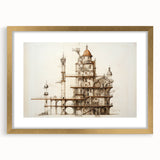 Architectural Wall Art - Vintage Architecture Prints - Historic Building Art