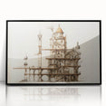 Architectural Wall Art - Vintage Architecture Prints - Historic Building Art