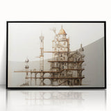 Architectural Wall Art - Vintage Architecture Prints - Historic Building Art