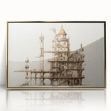 Architectural Wall Art - Vintage Architecture Prints - Historic Building Art