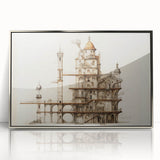 Architectural Wall Art - Vintage Architecture Prints - Historic Building Art