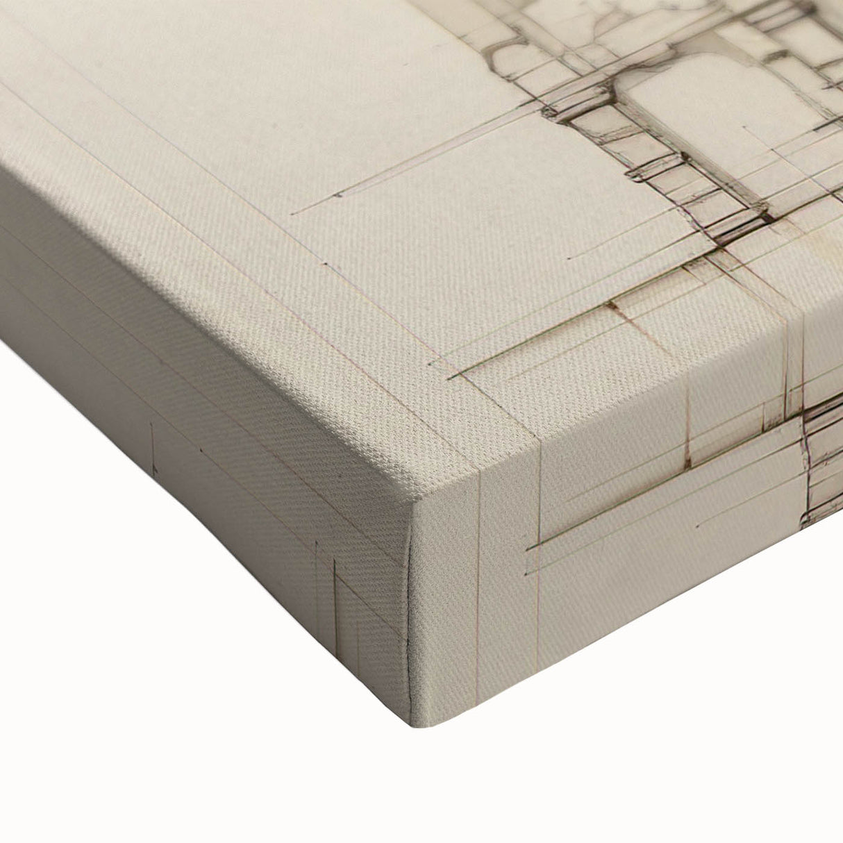 Vintage Architectural Wall Art – Historic Building Illustration Print