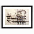Architectural Wall Art - Historic Building Illustration