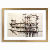 Architectural Wall Art - Historic Building Illustration