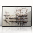 Architectural Wall Art - Historic Building Illustration