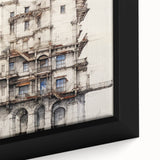 Architectural Wall Art - Historic Building Illustration