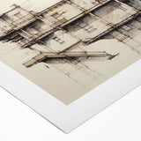 Architectural Wall Art - Historic Building Illustration