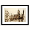 Architectural Wall Art - Historic Church Illustration