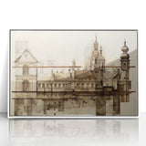 Architectural Wall Art - Historic Church Illustration