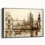 Architectural Wall Art - Historic Church Illustration