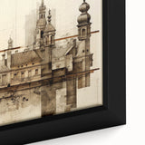 Architectural Wall Art - Historic Church Illustration