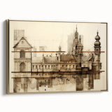 Architectural Wall Art - Historic Church Illustration
