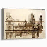 Architectural Wall Art - Historic Church Illustration