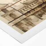 Architectural Wall Art - Historic Church Illustration