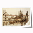 Architectural Wall Art - Historic Church Illustration