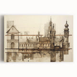 Architectural Wall Art - Historic Church Illustration