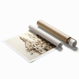 Architectural Wall Art - Vintage Building Illustration