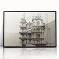 Architectural Wall Art - Historic Mansion Illustration