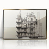Architectural Wall Art - Historic Mansion Illustration