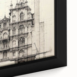 Architectural Wall Art - Historic Mansion Illustration